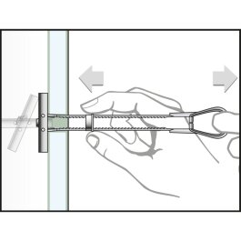 Alligator anchor (cavity anchor)